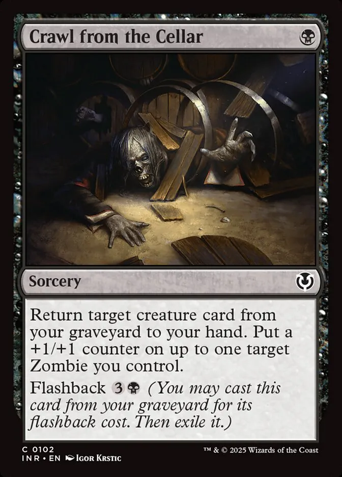 2025 Innistrad Remastered Crawl from the Cellar common #102 common card image