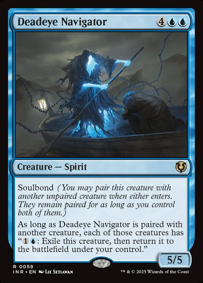 2025 Innistrad Remastered Deadeye Navigator #59 rare card image