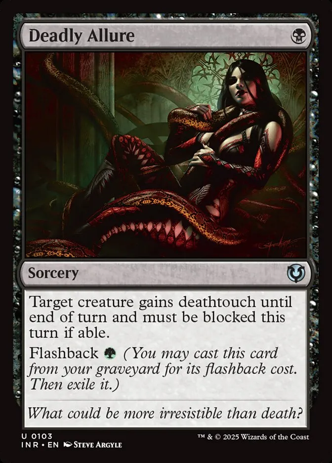 2025 Innistrad Remastered Deadly Allure uncommon #103 uncommon card image