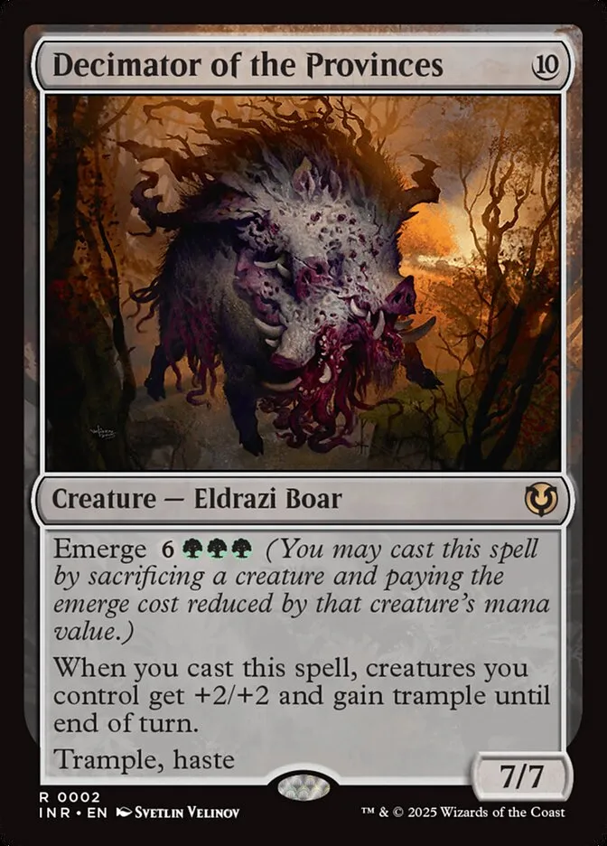 2025 Innistrad Remastered Decimator of the Provinces #2 rare card image