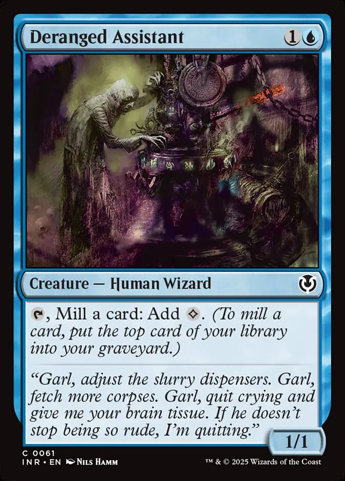 2025 Innistrad Remastered Deranged Assistant common #61 common card image