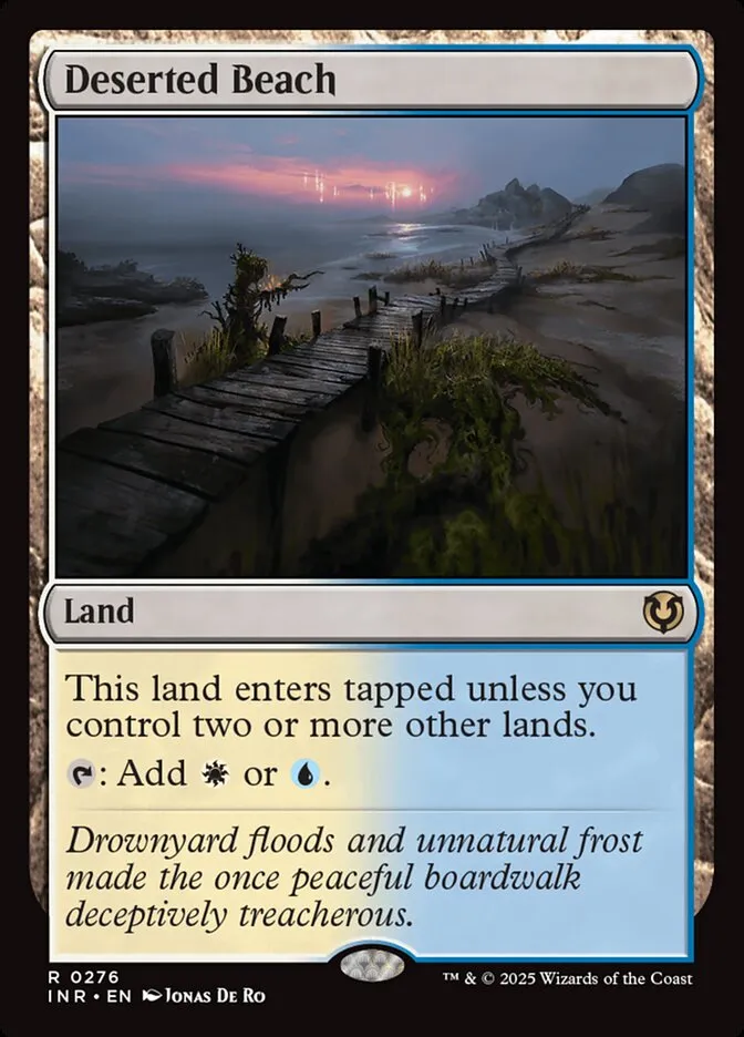 2025 Innistrad Remastered Deserted Beach #276 rare card image