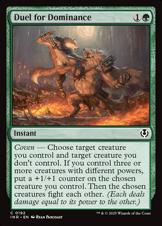 2025 Innistrad Remastered Duel for Dominance [Foil] common #192 common card image