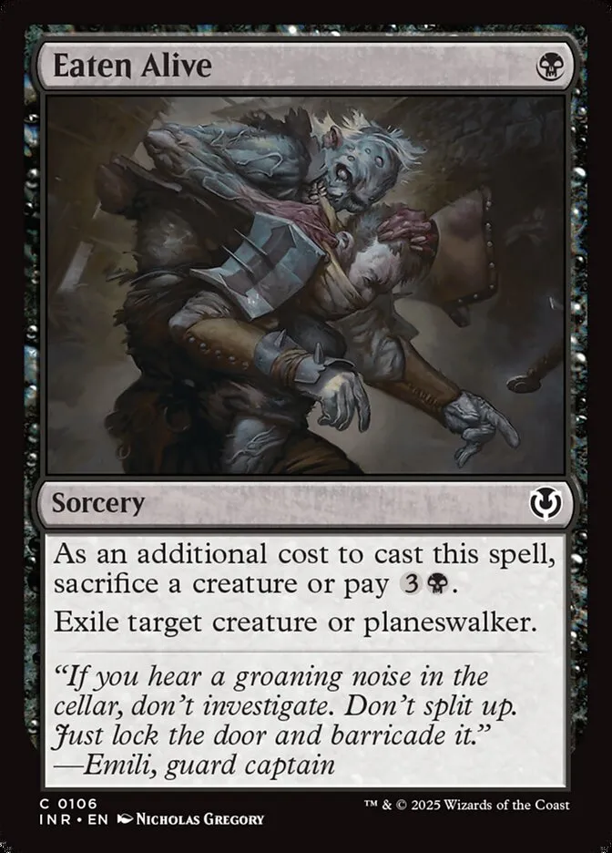 2025 Innistrad Remastered Eaten Alive #106 common card image