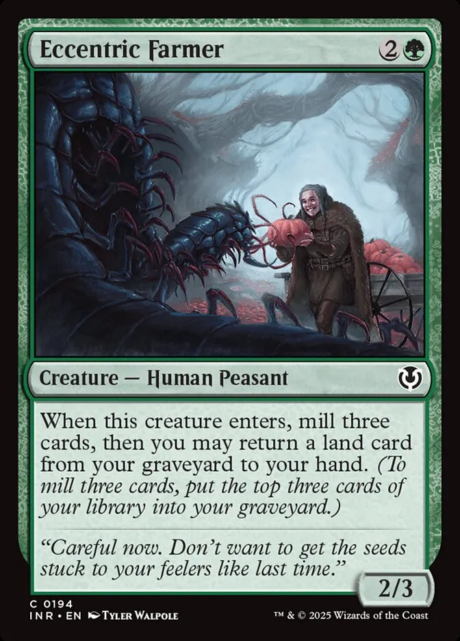 2025 Innistrad Remastered Eccentric Farmer #194 common card image