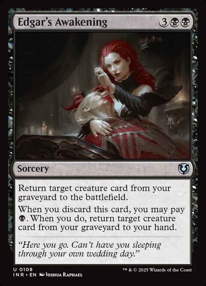 2025 Innistrad Remastered Edgar's Awakening #108 uncommon card image