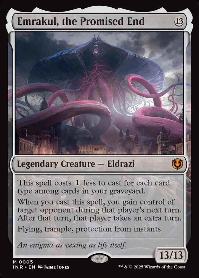 2025 Innistrad Remastered Emrakul, the Promised End #5 mythic card image
