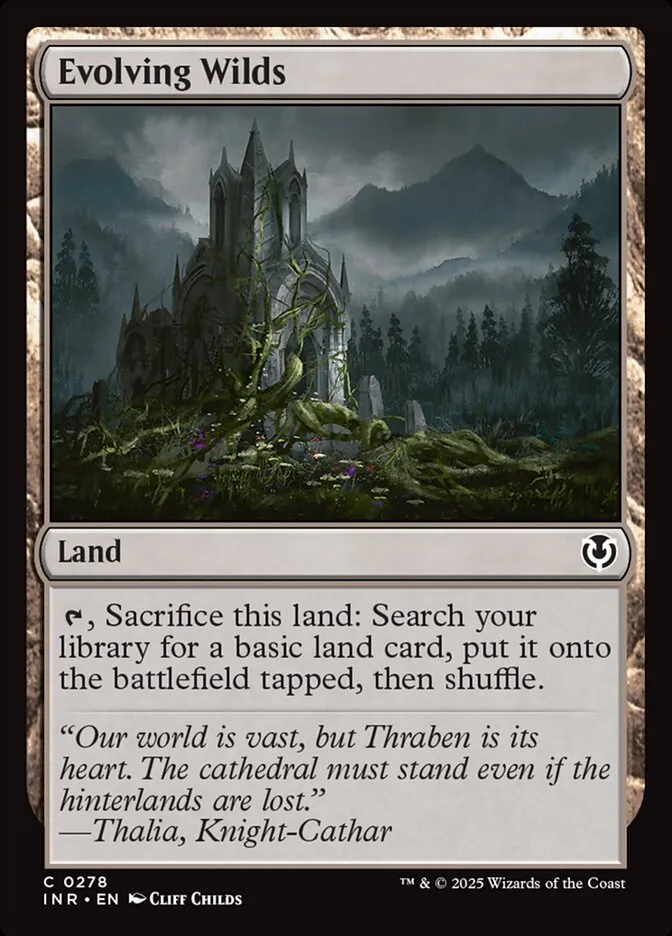 2025 Innistrad Remastered Evolving Wilds common #278 common card image