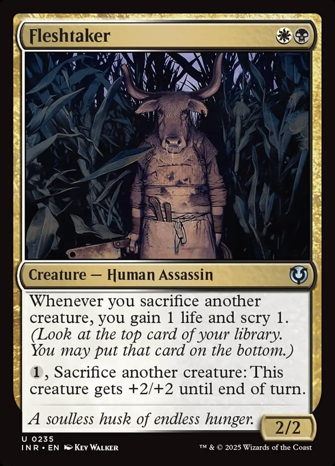 2025 Innistrad Remastered Fleshtaker #235 uncommon card image