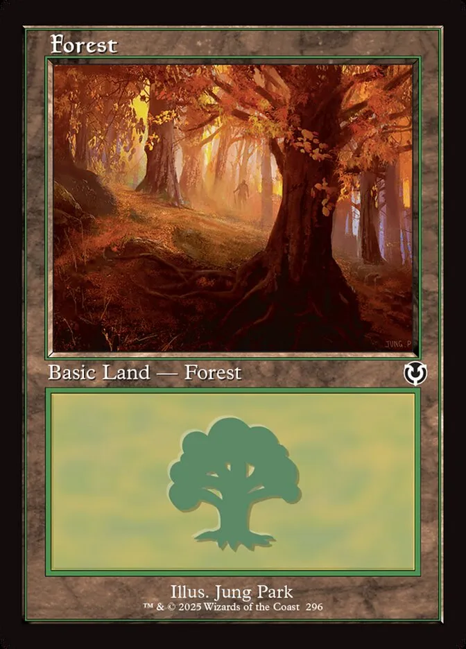 2025 Innistrad Remastered Forest common #296 common card image