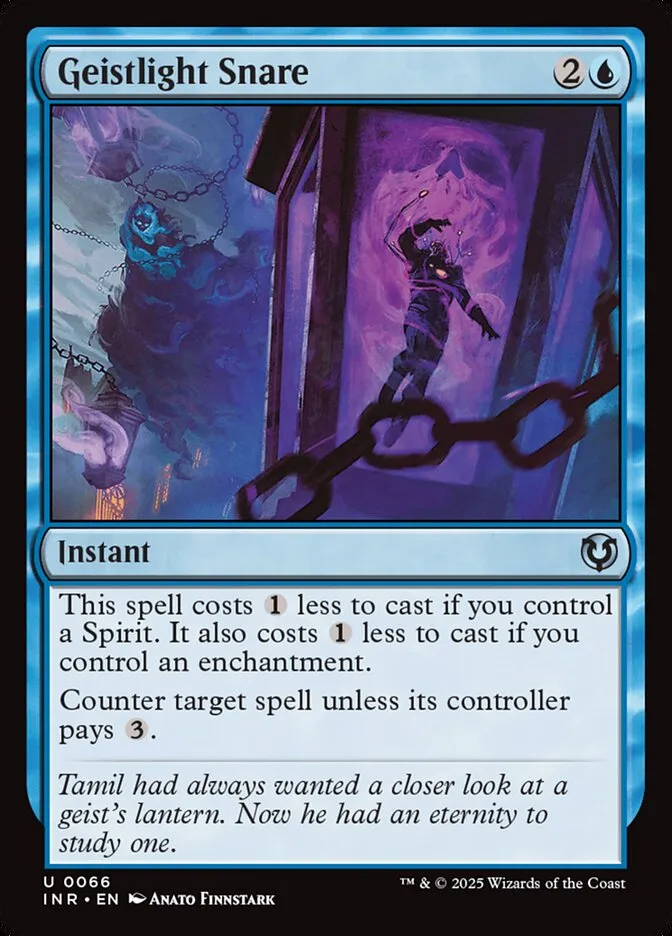 2025 Innistrad Remastered Geistlight Snare #66 uncommon card image