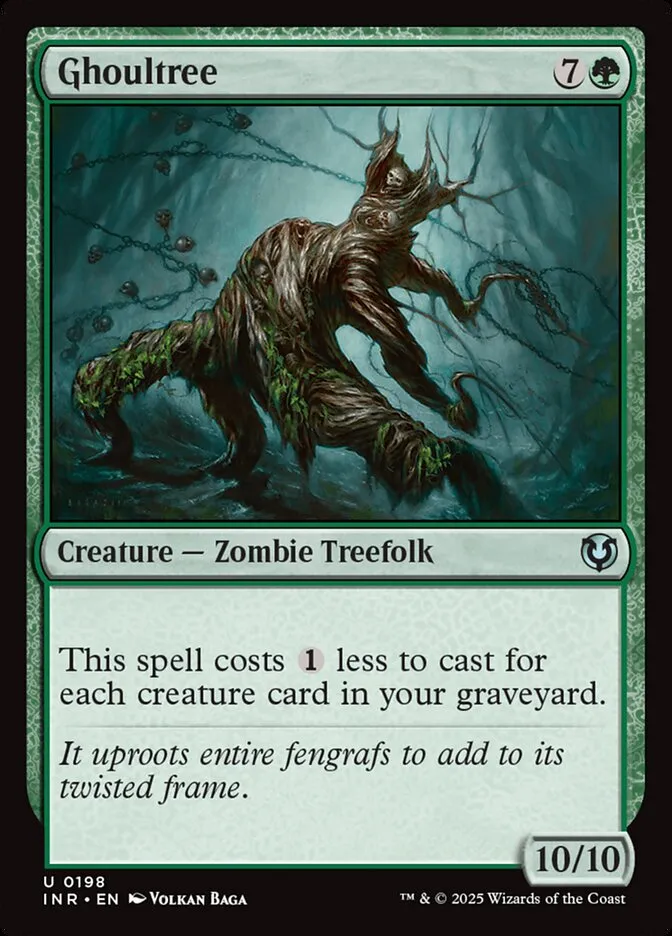 2025 Innistrad Remastered Ghoultree #198 uncommon card image