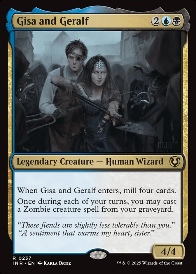 2025 Innistrad Remastered Gisa and Geralf #237 rare card image