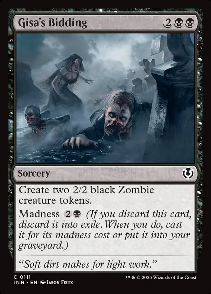2025 Innistrad Remastered Gisa's Bidding #111 common card image