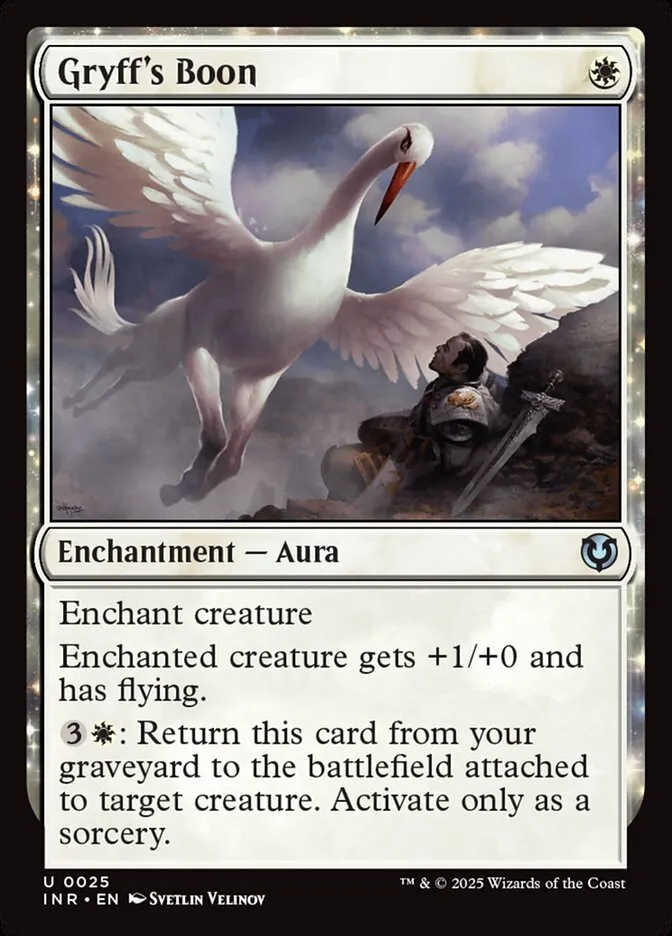 2025 Innistrad Remastered Gryff's Boon #25 uncommon card image