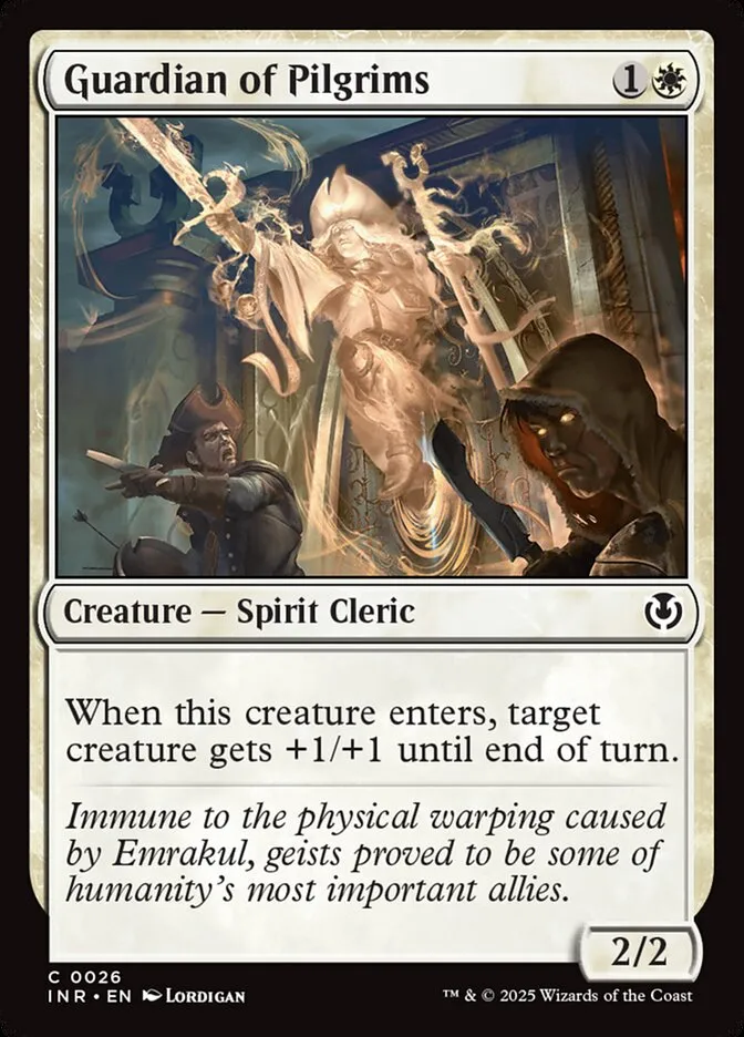 2025 Innistrad Remastered Guardian of Pilgrims #26 common card image