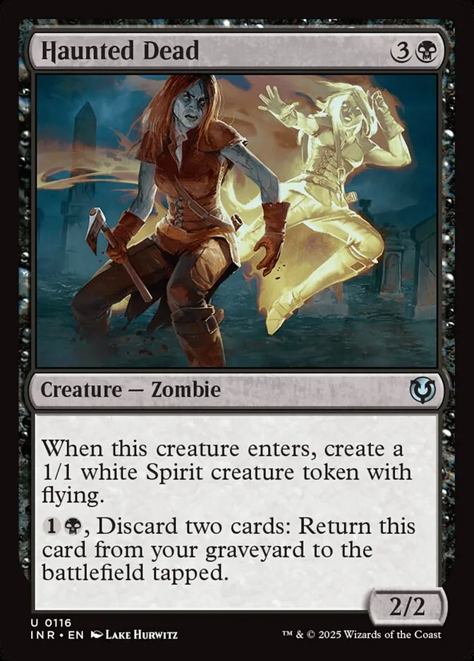 2025 Innistrad Remastered Haunted Dead #116 uncommon card image