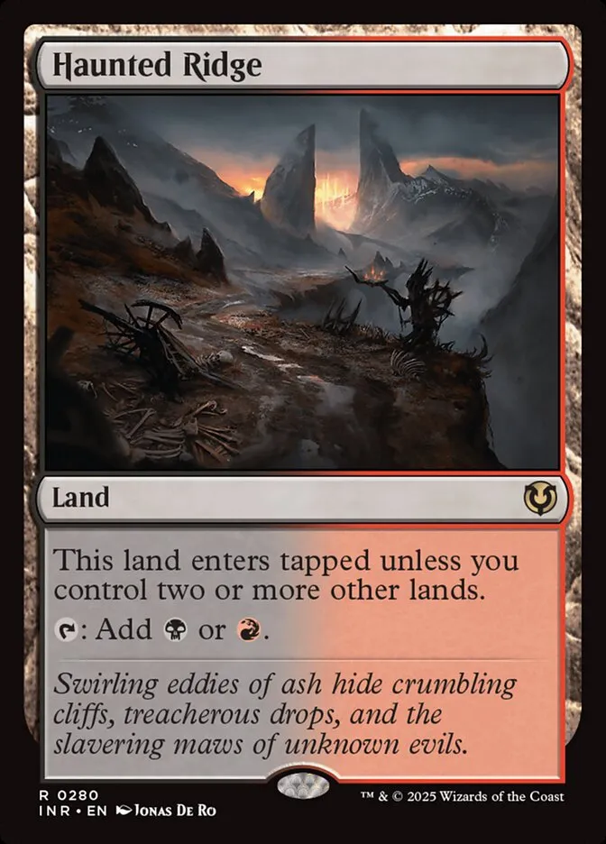 2025 Innistrad Remastered Haunted Ridge #280 rare card image