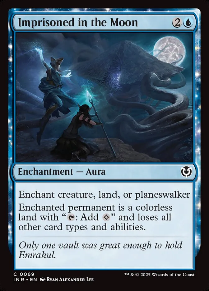 2025 Innistrad Remastered Imprisoned in the Moon #69 common card image