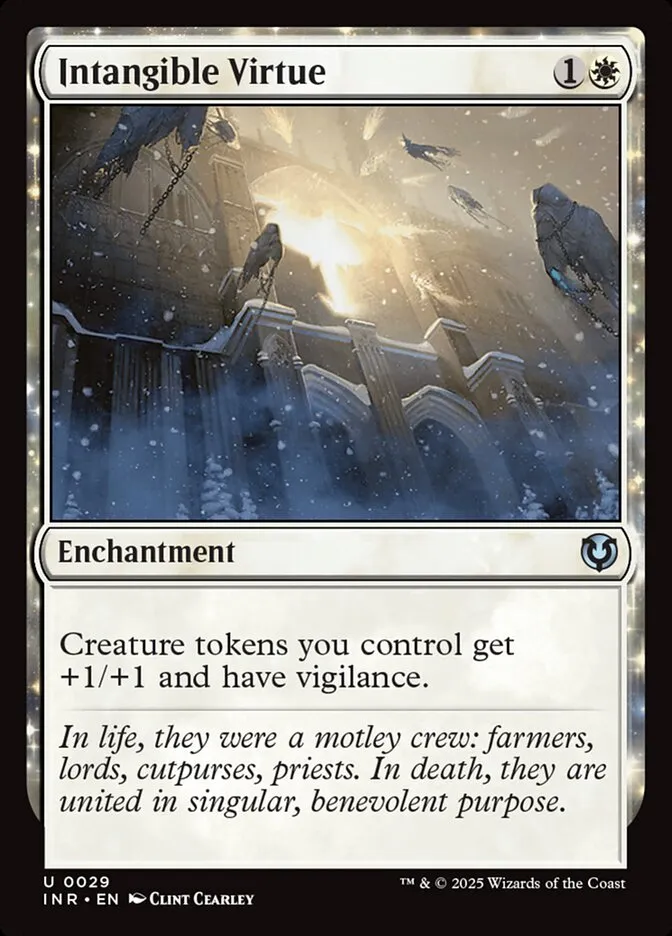 2025 Innistrad Remastered Intangible Virtue uncommon #29 uncommon card image