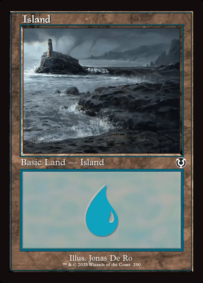 2025 Innistrad Remastered Island [Foil] common #290 common card image