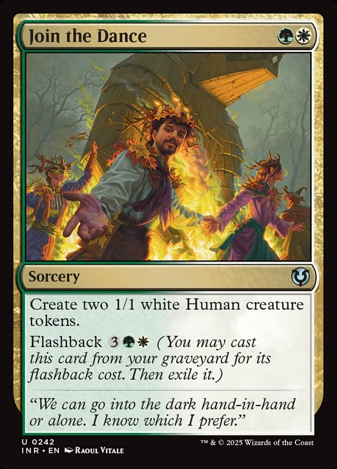 2025 Innistrad Remastered Join the Dance #242 uncommon card image