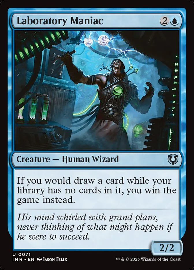 2025 Innistrad Remastered Laboratory Maniac #71 uncommon card image