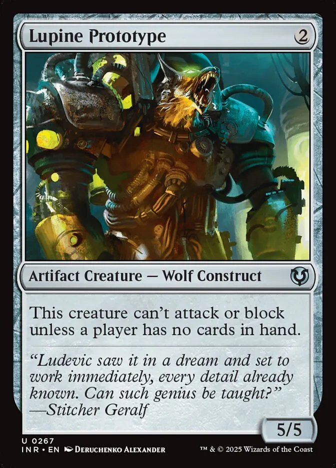 2025 Innistrad Remastered Lupine Prototype #267 uncommon card image