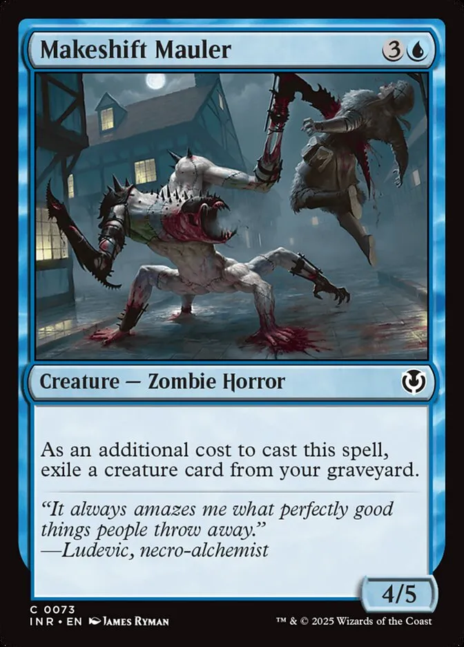2025 Innistrad Remastered Makeshift Mauler #73 common card image