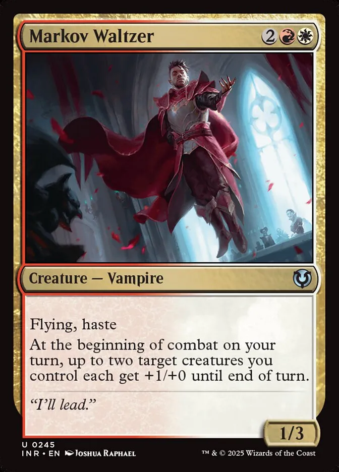 2025 Innistrad Remastered Markov Waltzer #245 uncommon card image
