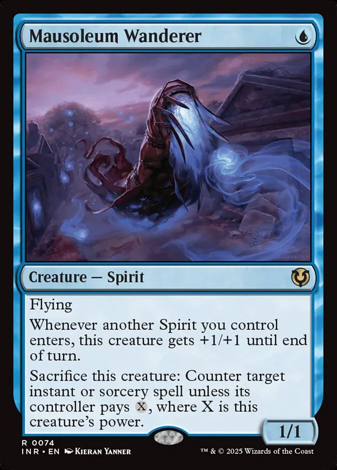 2025 Innistrad Remastered Mausoleum Wanderer [Foil] rare #74 rare card image