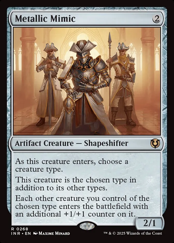 2025 Innistrad Remastered Metallic Mimic #268 rare card image