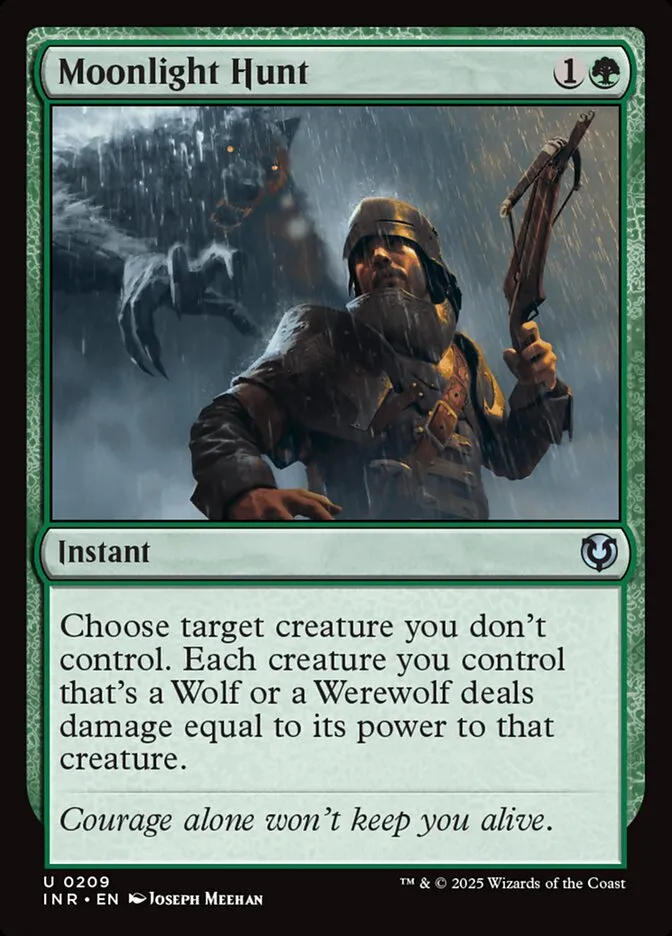 2025 Innistrad Remastered Moonlight Hunt #209 uncommon card image