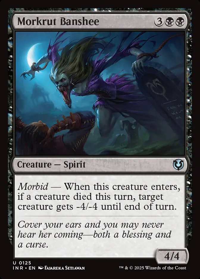 2025 Innistrad Remastered Morkrut Banshee #125 uncommon card image