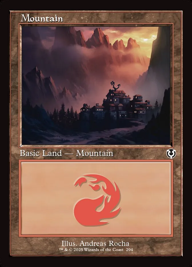 2025 Innistrad Remastered Mountain common #294 common card image