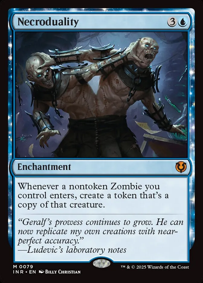 2025 Innistrad Remastered Necroduality #79 mythic card image