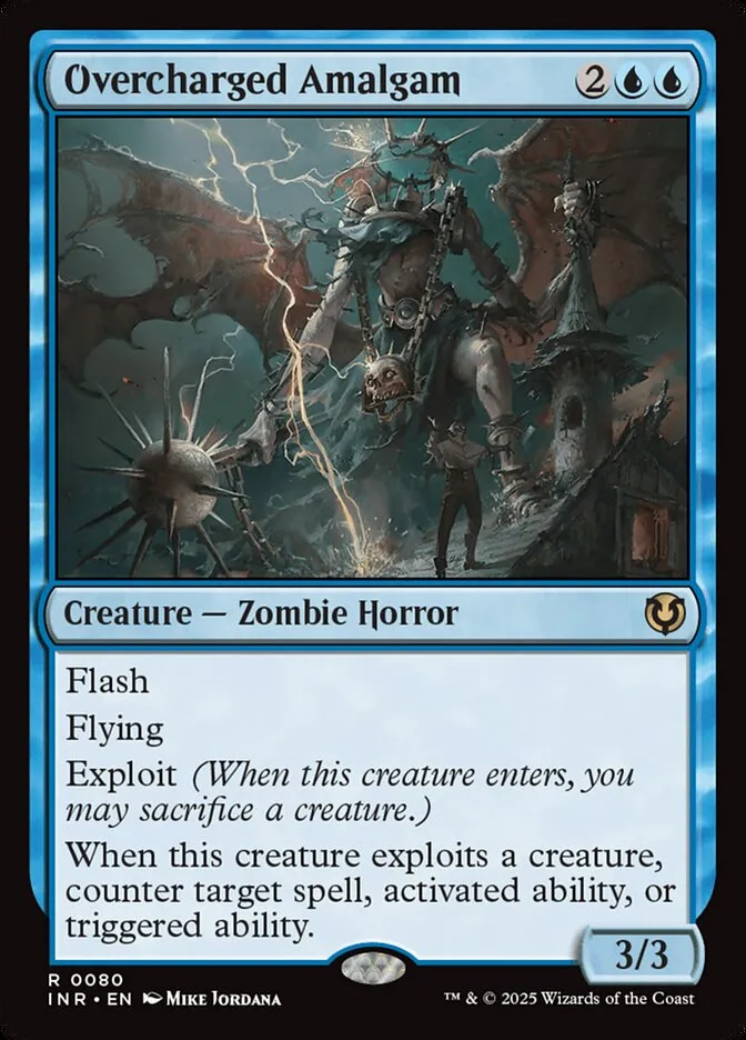 2025 Innistrad Remastered Overcharged Amalgam #80 rare card image