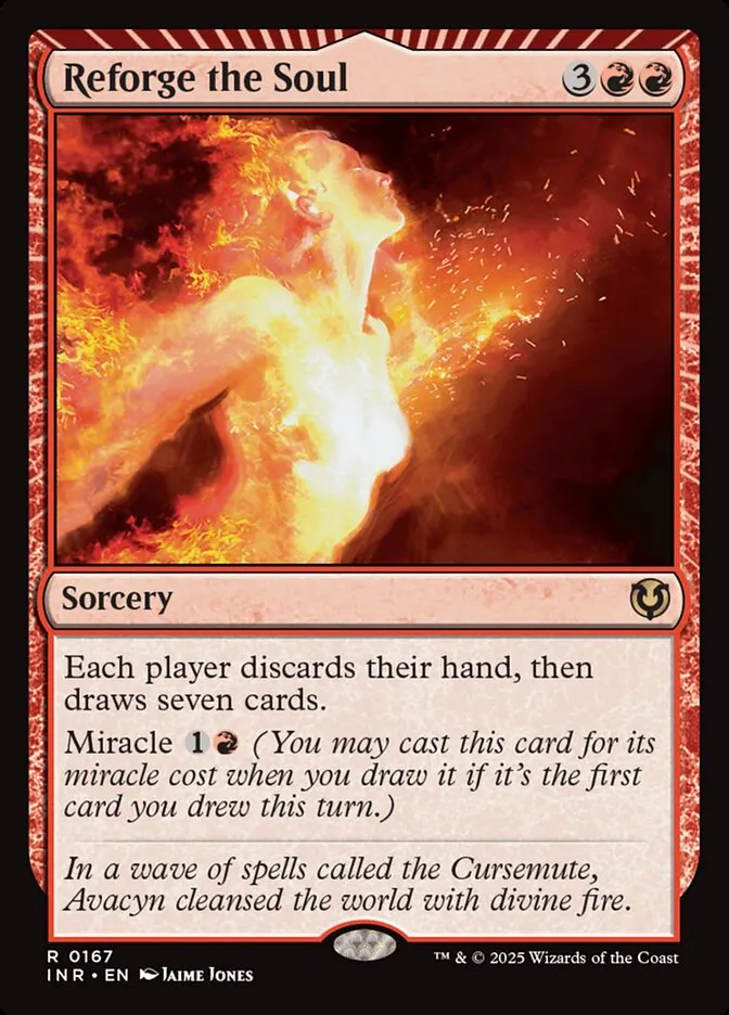 2025 Innistrad Remastered Reforge the Soul #167 rare card image