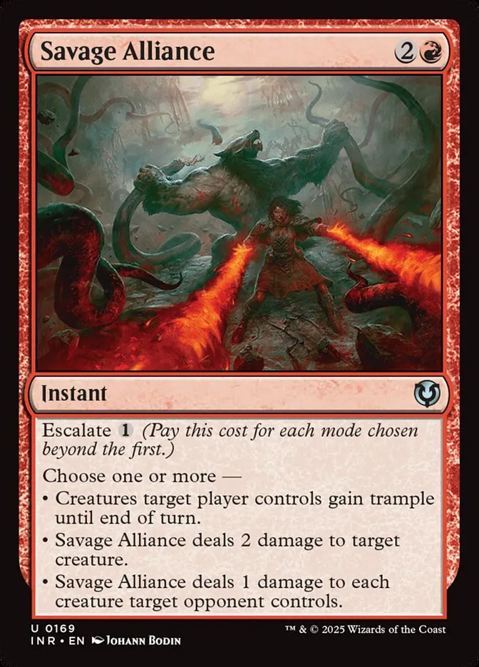 2025 Innistrad Remastered Savage Alliance #169 uncommon card image