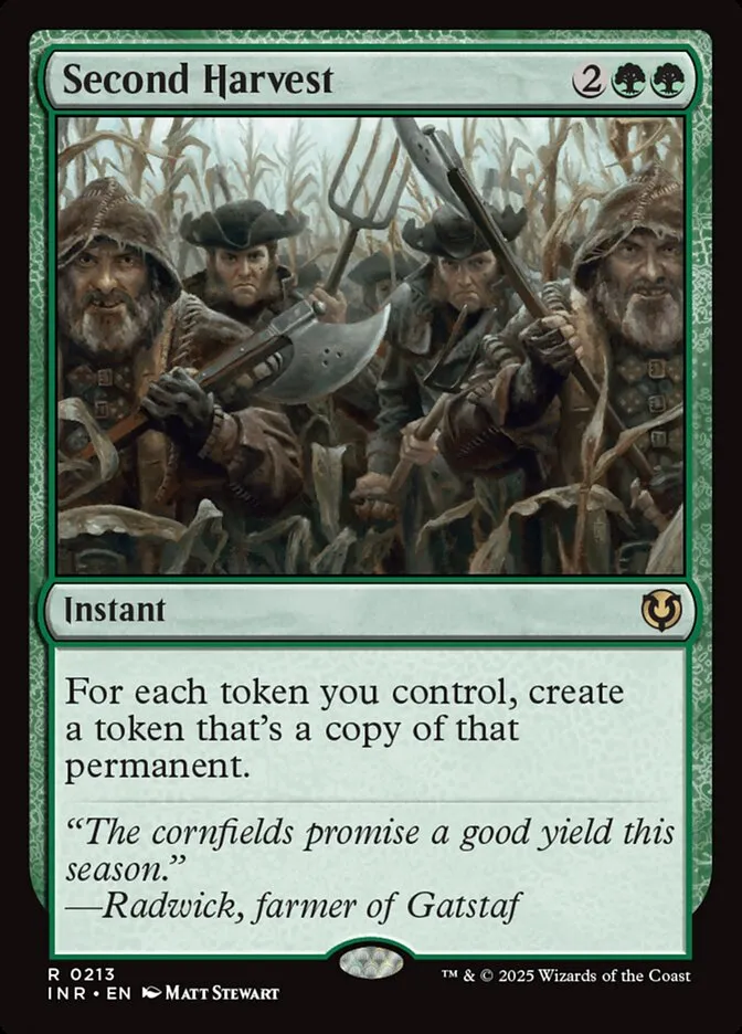 2025 Innistrad Remastered Second Harvest #213 rare card image