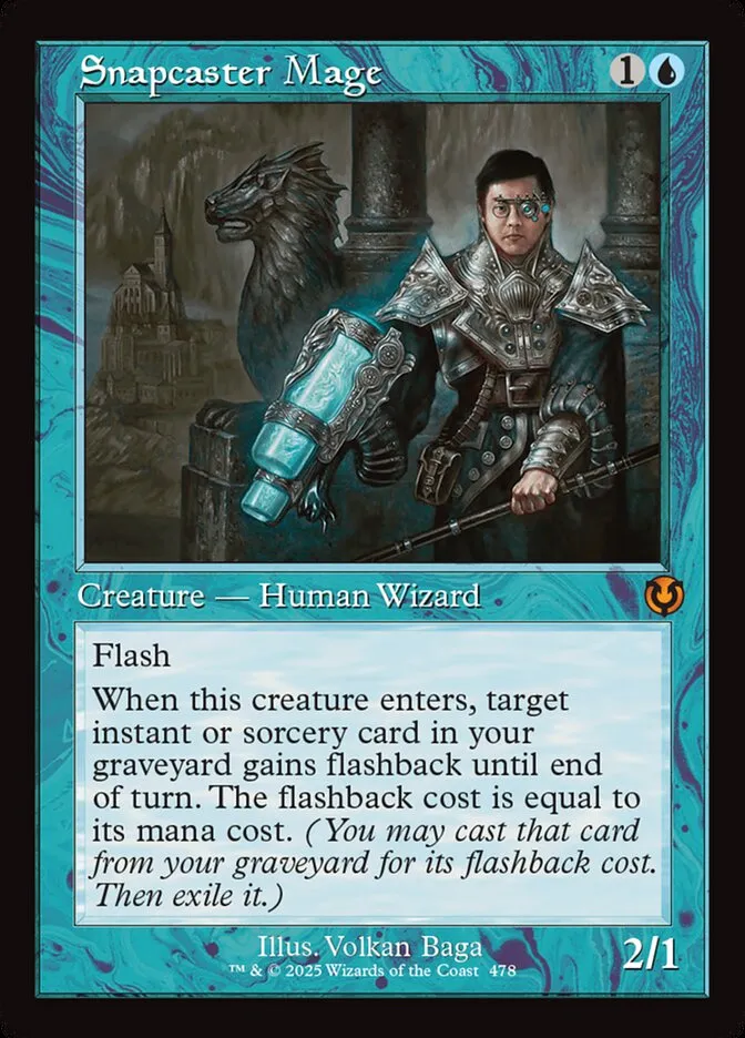 2025 Innistrad Remastered Snapcaster Mage #478 mythic card image