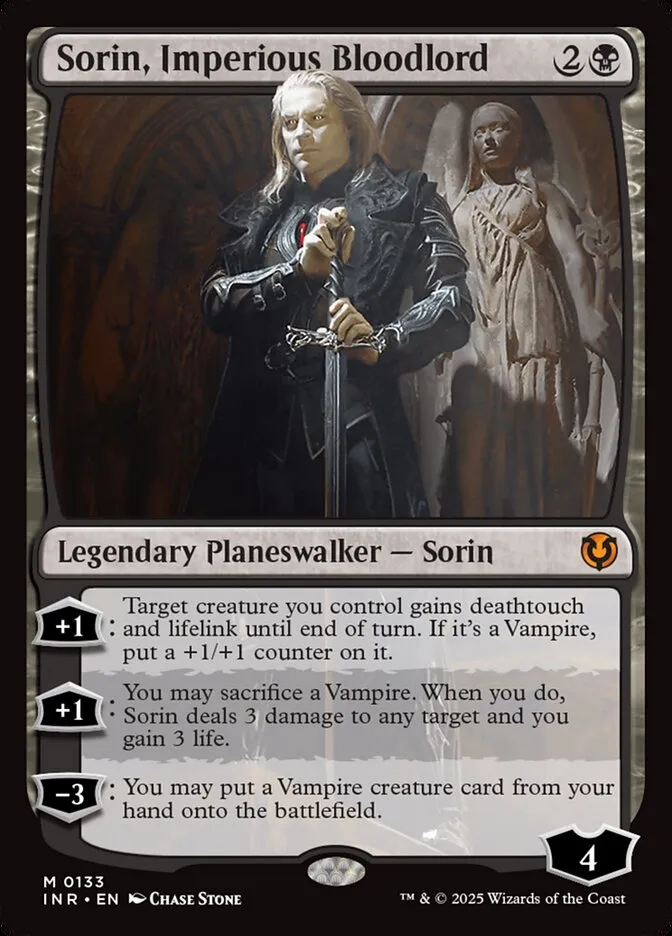2025 Innistrad Remastered Sorin, Imperious Bloodlord #133 mythic card image