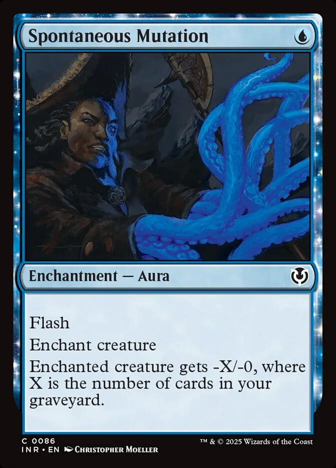 2025 Innistrad Remastered Spontaneous Mutation common #86 common card image