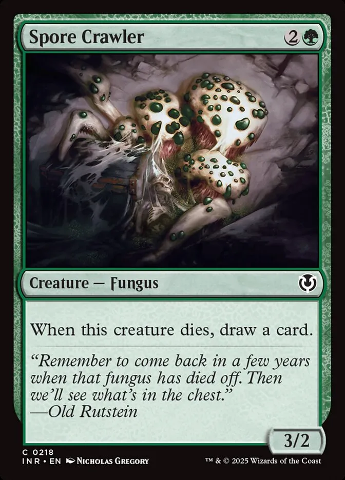 2025 Innistrad Remastered Spore Crawler #218 common card image