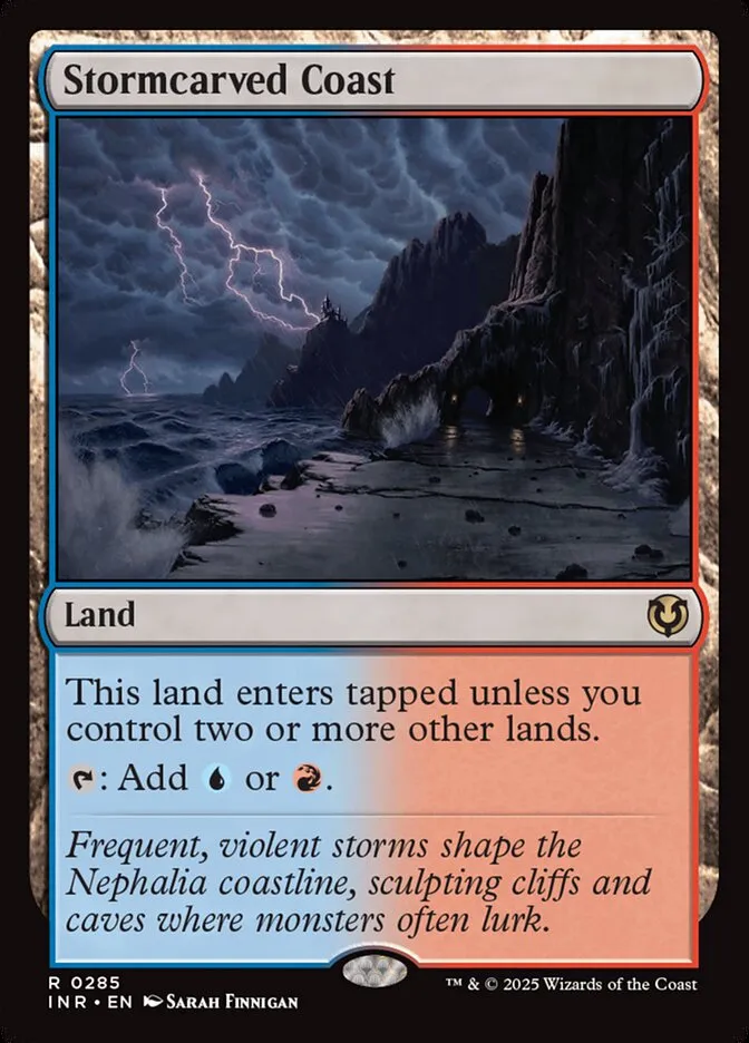 2025 Innistrad Remastered Stormcarved Coast #285 rare card image