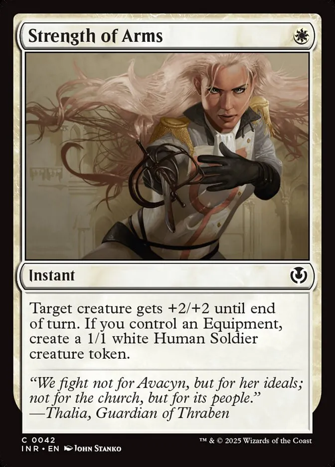 2025 Innistrad Remastered Strength of Arms #42 common card image