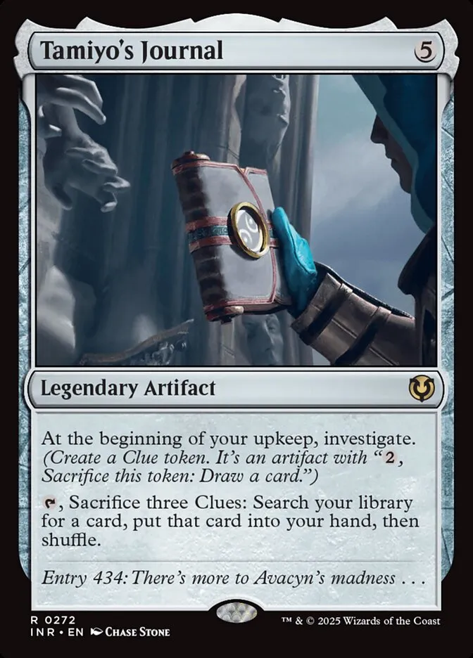 2025 Innistrad Remastered Tamiyo's Journal #272 rare card image