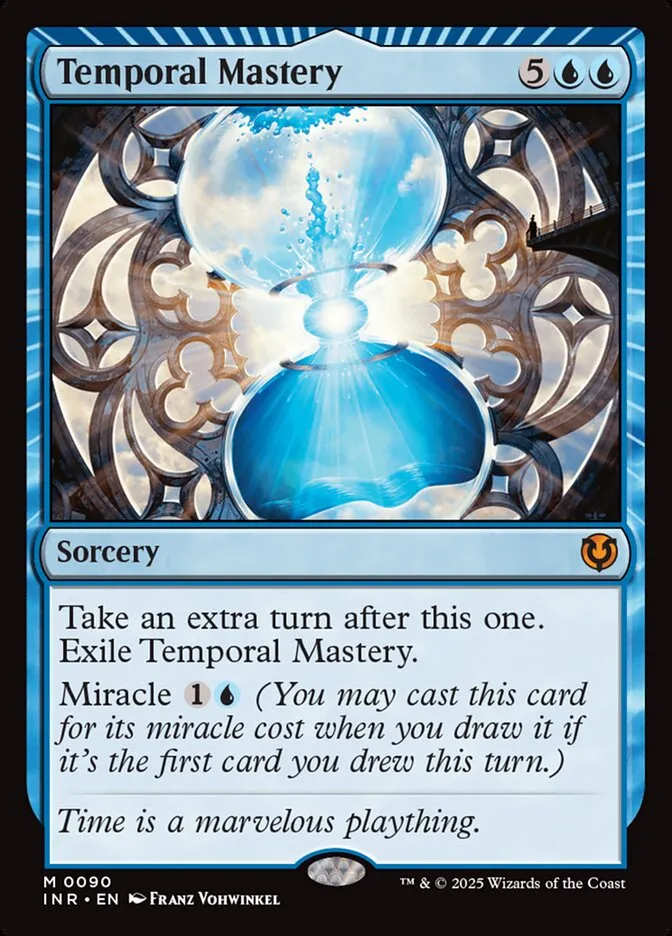 2025 Innistrad Remastered Temporal Mastery #90 mythic card image