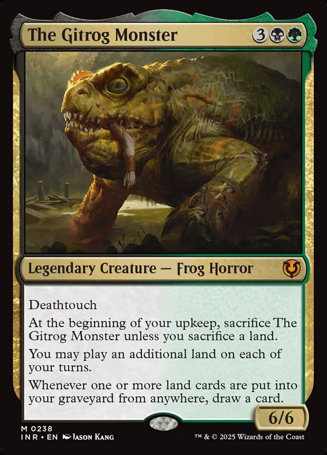 2025 Innistrad Remastered The Gitrog Monster #238 mythic card image