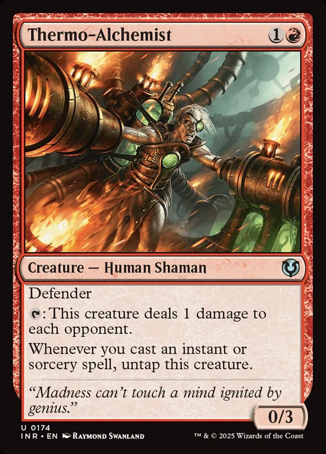 2025 Innistrad Remastered Thermo-Alchemist #174 uncommon card image